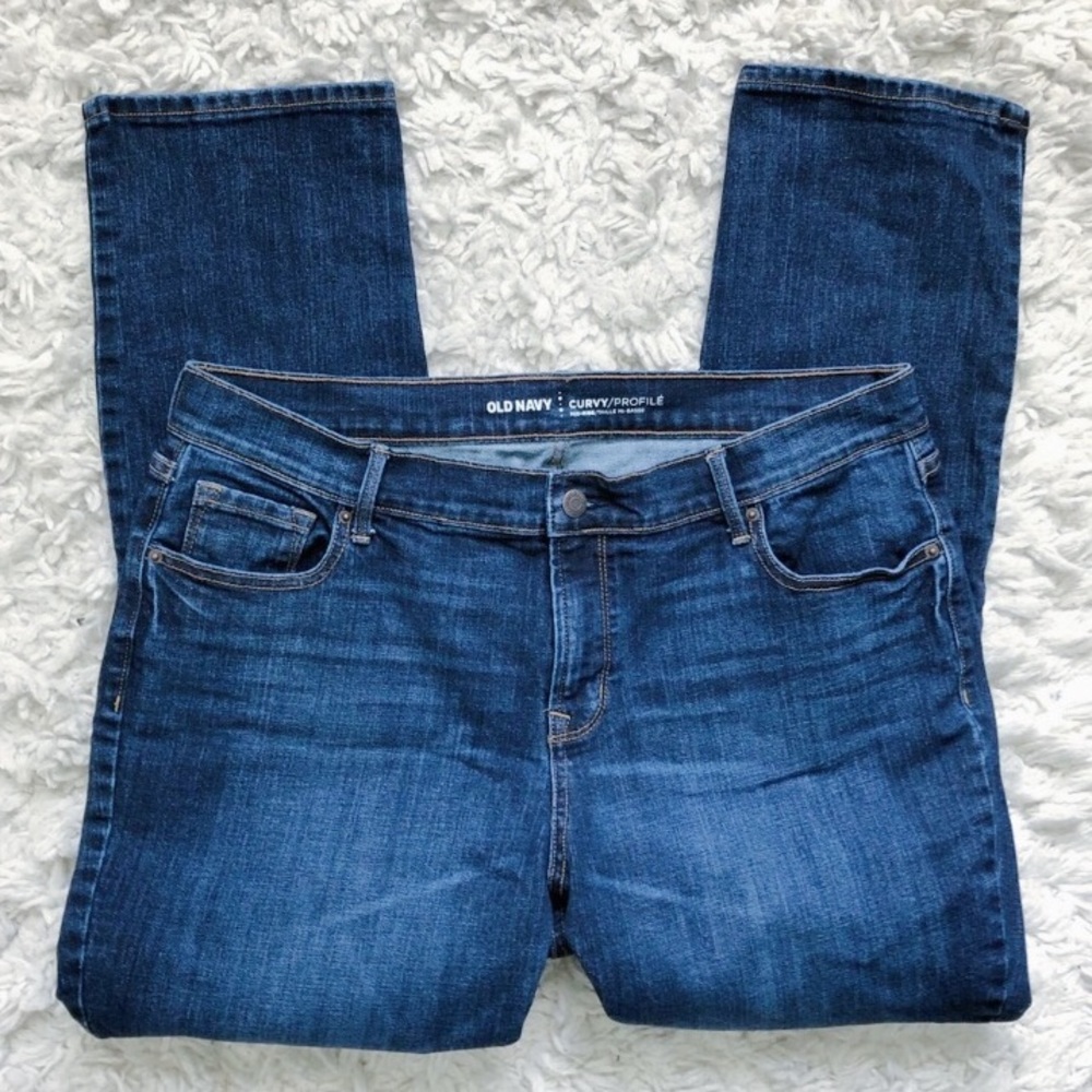 Old Navy Mid Rise Skinny Jeans (Short)